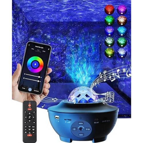 Tijarat™ Galaxy Ocean Light Projector – بروجكتر ضوء المجرة والمحيط