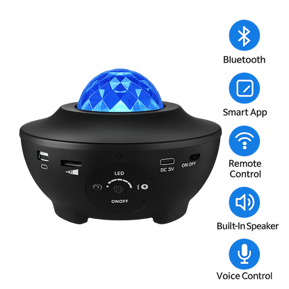 Tijarat™ Galaxy Ocean Light Projector – بروجكتر ضوء المجرة والمحيط