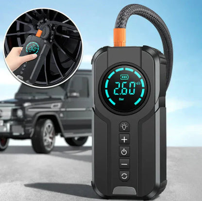 Tijarat™ Jump Starter With Air Pump هيكساليفينغ™ جهاز تشغيل البطارية مع منفاخ هواء